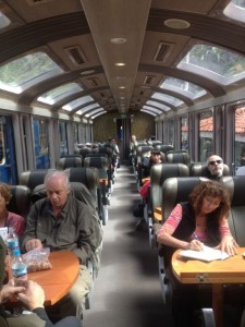 Vista dome train